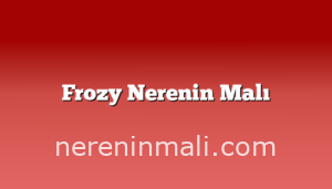 Frozy Nerenin Malı