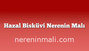 Hazal Bisküvi Nerenin Malı