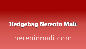 Hedgebag Nerenin Malı