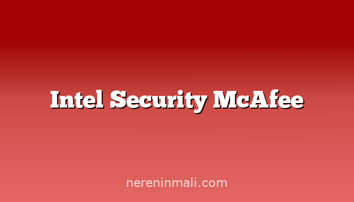 Intel Security McAfee
