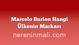 Marcelo Burlon Hangi Ülkenin Markası