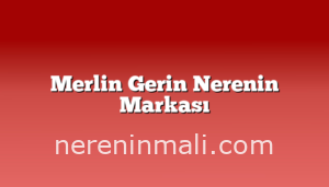 Merlin Gerin Nerenin Markası