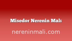 Misedor Nerenin Malı