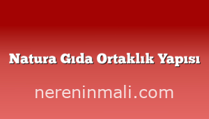 Natura Gıda Ortaklık Yapısı