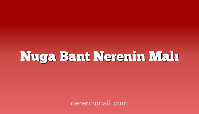 Nuga Bant Nerenin Malı