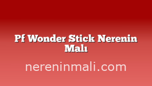 Pf Wonder Stick Nerenin Malı