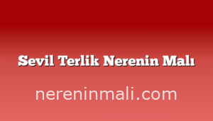 Sevil Terlik Nerenin Malı