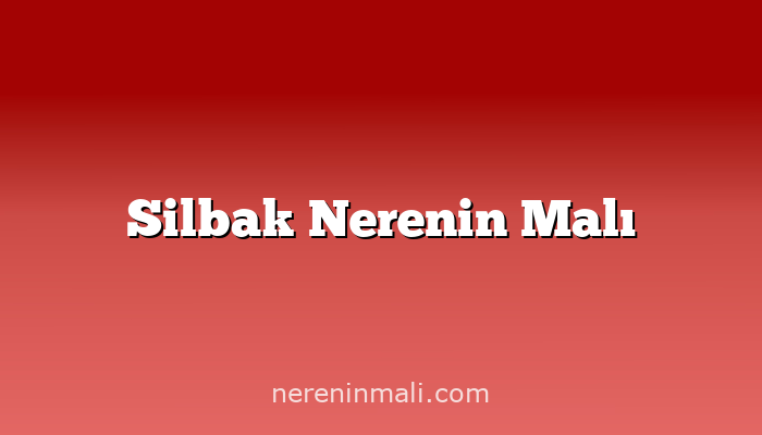 Silbak Nerenin Malı