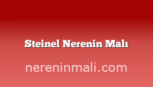 Steinel Nerenin Malı