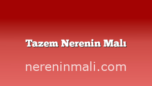 Tazem Nerenin Malı