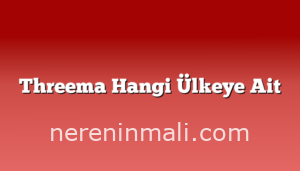 Threema Hangi Ülkeye Ait