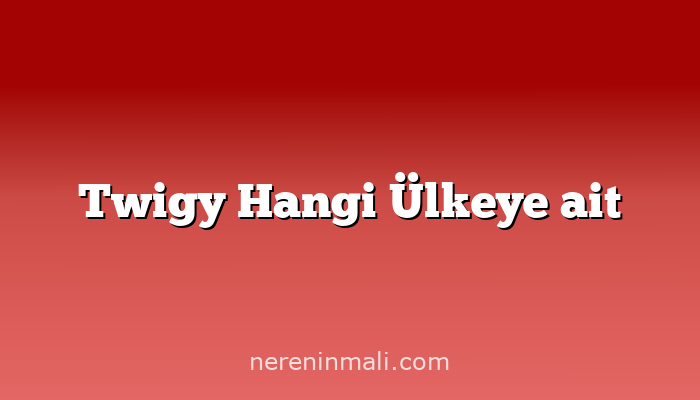 Twigy Hangi Ülkeye ait