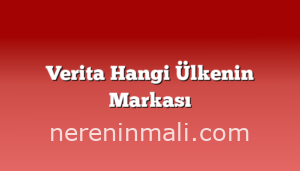 Verita Hangi Ülkenin Markası