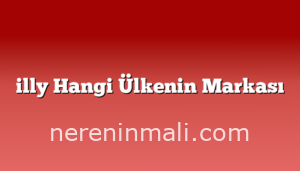 illy Hangi Ülkenin Markası