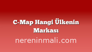 C-Map Hangi Ülkenin Markası