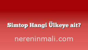 Simtop Hangi Ülkeye ait?