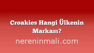 Croakies Hangi Ülkenin Markası?